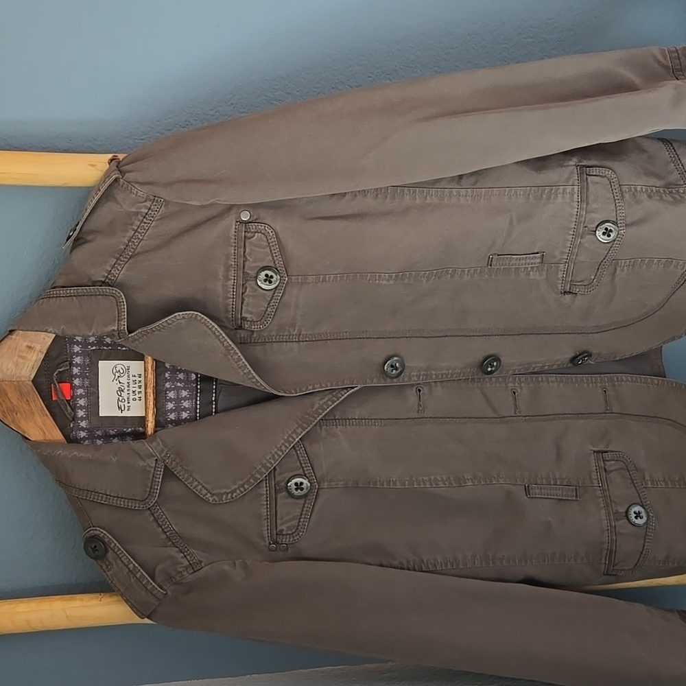 Esprit Army Colored Jacket Size 14 - image 1